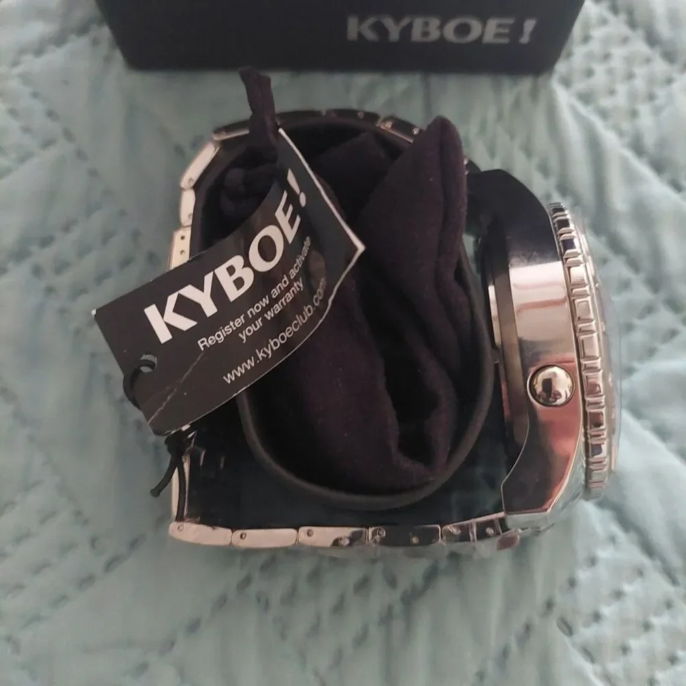 KYBOE! Giant 55 Chrono chronograph wristwatch, Mens,new ,light,pretty,comfort.